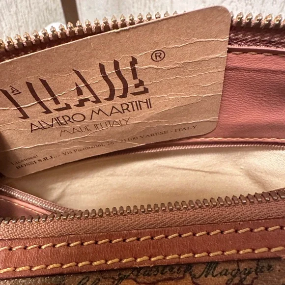 Alviero Martini Leather Travel Satchel - Picture 6 of 7